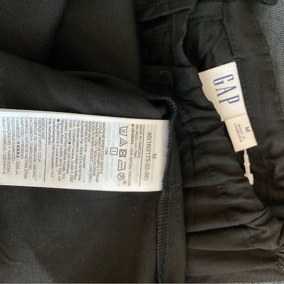 GAP Black Asymmetrical Halter Midi Dress Cocktail - Picture 4 of 6